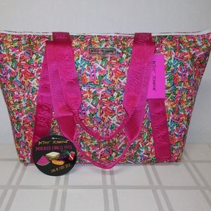Betsey Johnson cooler tote new with tags